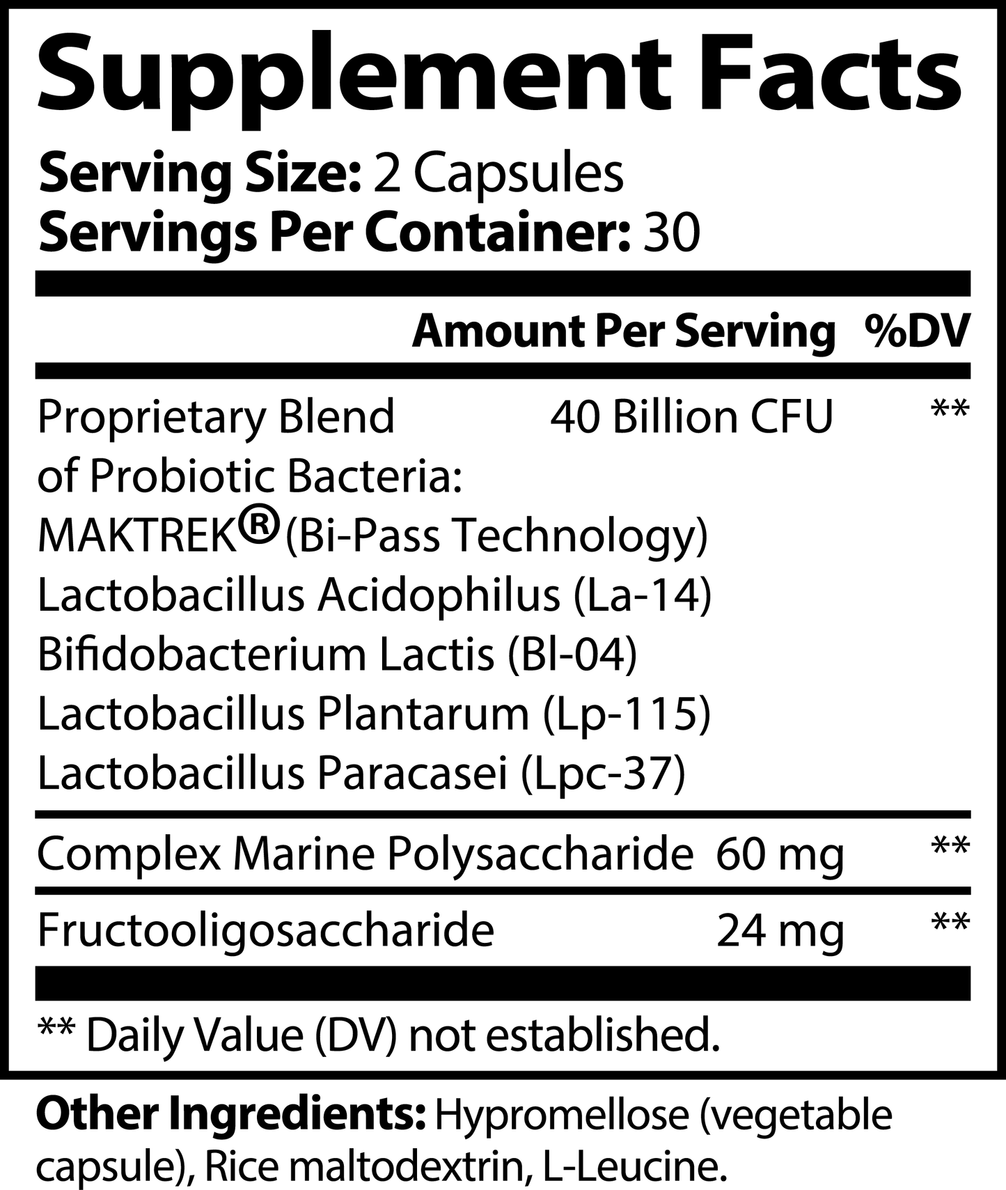 Metabolism support with prebiotics_